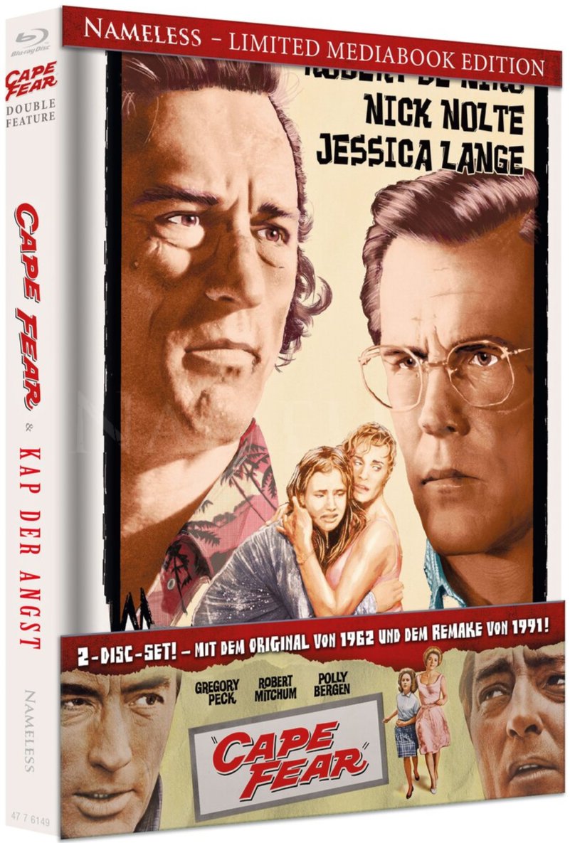 Cape Fear (DOUBLE FEATURE) LE 500 Mediabook - Blu-ray Region B