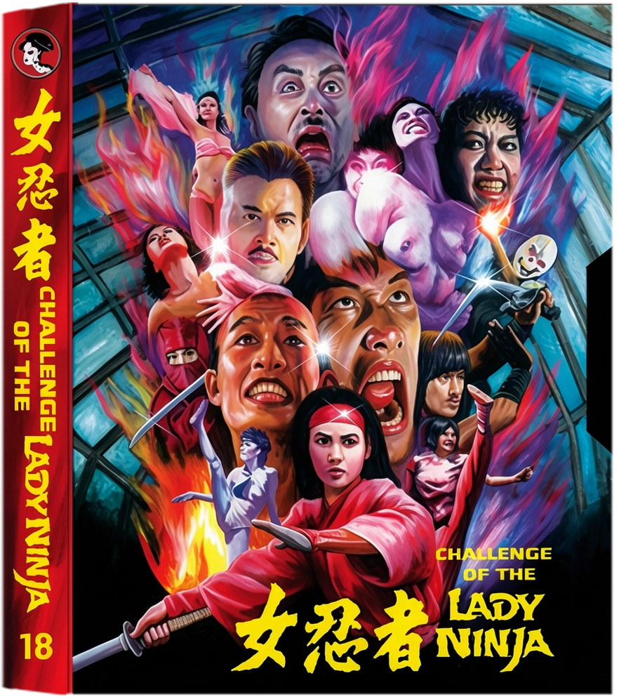 Challenge of the Lady Ninja (1983) Limited Edition Box Set Error 4444 - Blu-ray Region Free