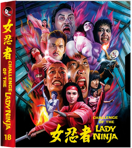Challenge of the Lady Ninja (1983) Limited Edition Box Set Error 4444 - Blu-ray Region Free