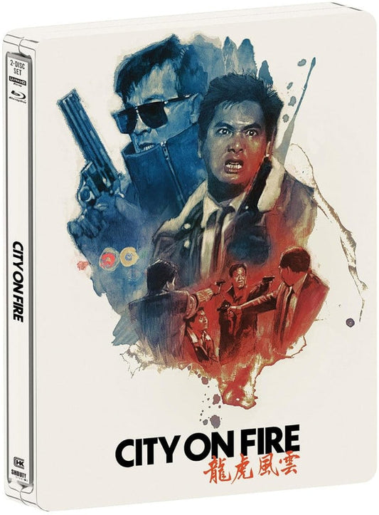 PRE-ORDER City on Fire (1987) Limited Edition Steelbook Shout Factory - 4K UHD + Blu-ray
