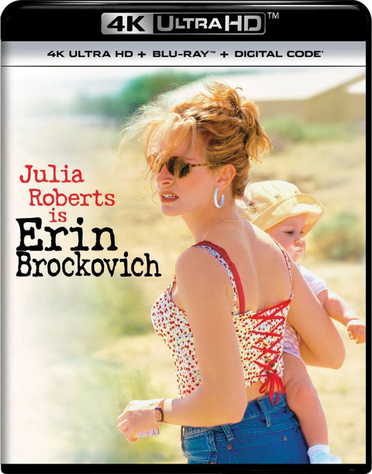 Erin Brockovich (2000) w/ Slipcover - 4K UHD / Blu-ray Region A / Digital Code