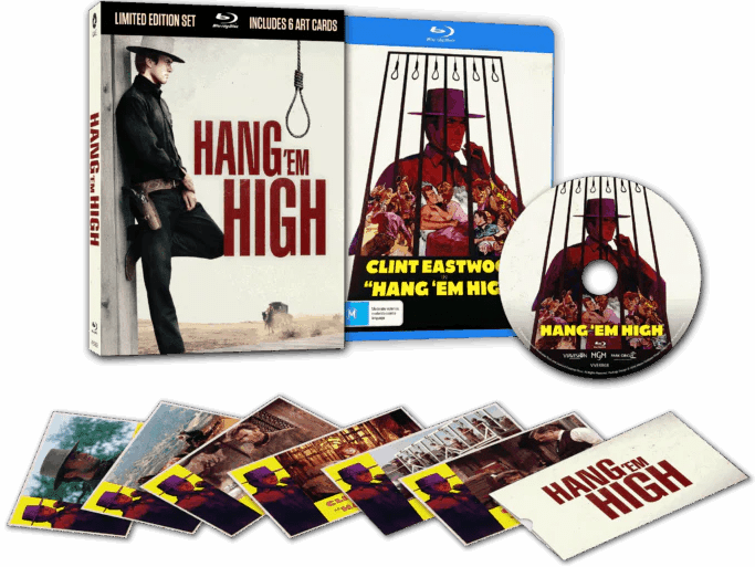 Hang 'Em High (1968) Limited Edition Lenticular Hardcase Via Vision - Blu-ray Region Free