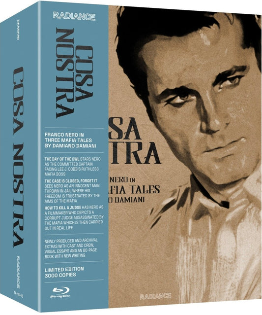 Cosa Nostra: Franco Nero In Three Mafia Tales By Damiano Damiani - Limited Edition Radiance US - Blu-ray Region A & B