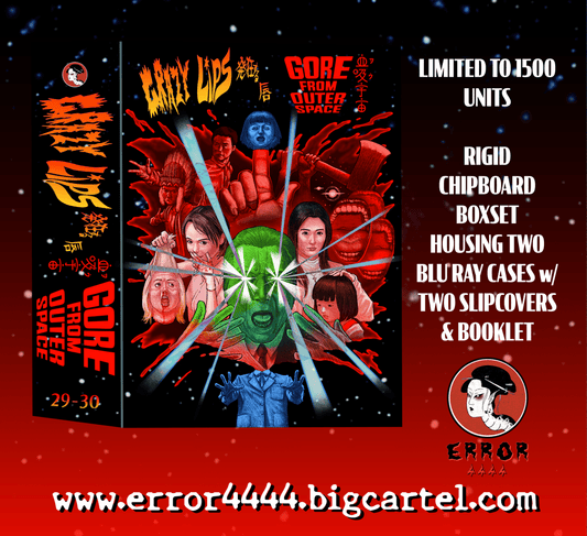 PRE-ORDER Crazy Lips / Gore From Outer Space (Limited Edition Box Set) Error 4444 - Blu-ray