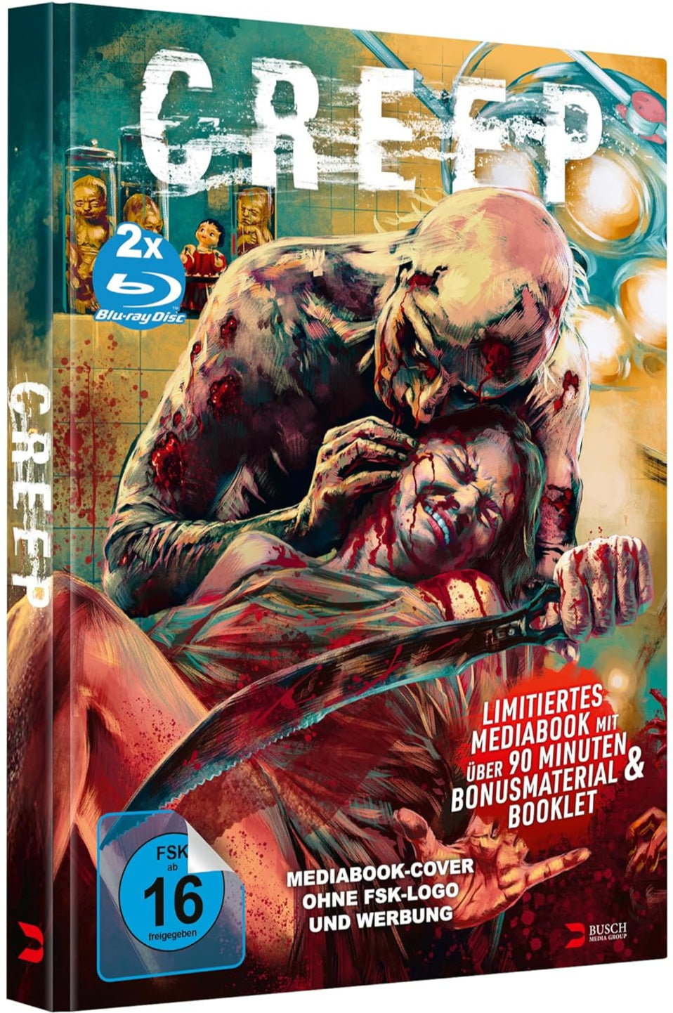 Creep (2004) LE 1000 Mediabook A - Blu-ray Region B