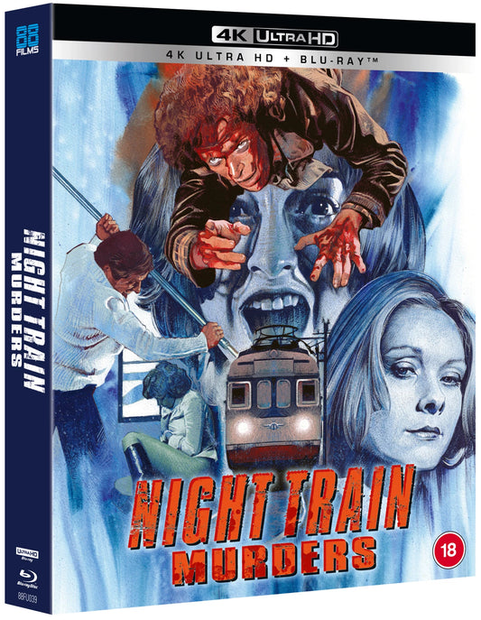 PRE-ORDER Night Train Murders (1975) Limited Deluxe Edition 88 Films UK - 4K UHD