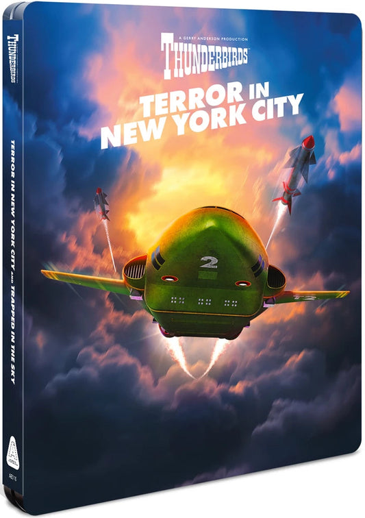 PRE-ORDER Thunderbirds Trapped In The Sky / Terror In New York City - UK Limited Edition Steelbook w/ Slipcover - 4K UHD