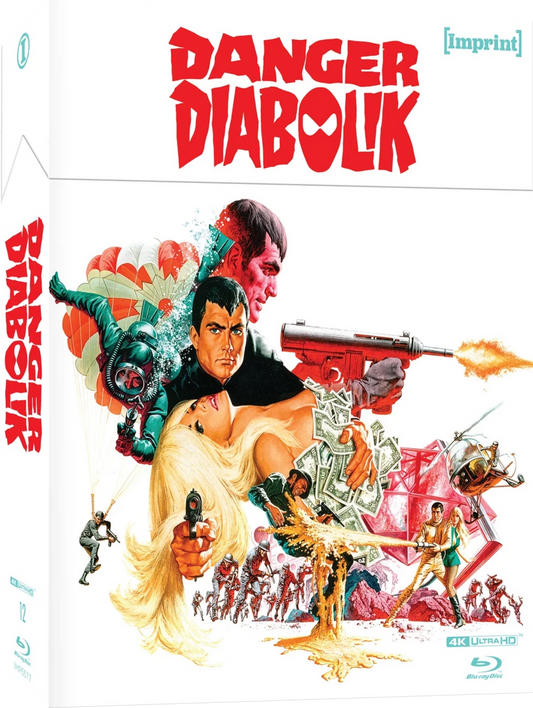 PRE-ORDER Danger: Diabolik (1968) Limited Edition Hardbox Imprint - 4K UHD / Blu-ray