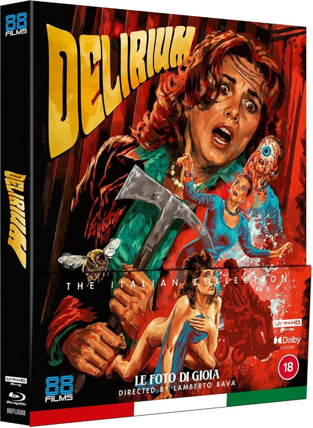 PRE-ORDER Delirium (1987) LE Slipcover 88 Films UK - 4K UHD