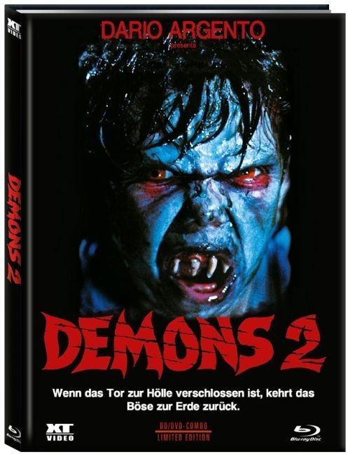 Demons 2 (1986) LE 1000 Mediabook Cover B - Blu-ray Region B