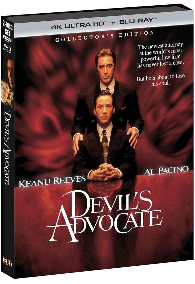 PRE-ORDER The Devil's Advocate (1997) Collector's Edition Scream Factory - 4K UHD / Blu-ray