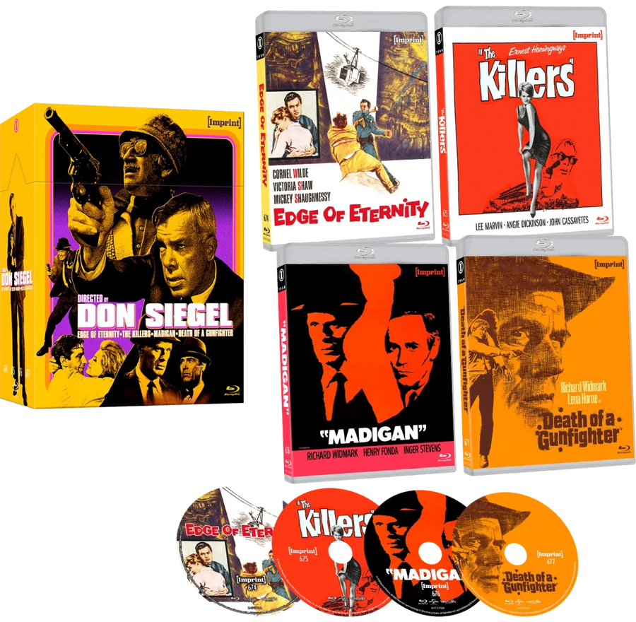 PRE-ORDER Directed by Don Siegel (NOTE) Limited Edition Hardbox Imprint - Blu-ray Region Free