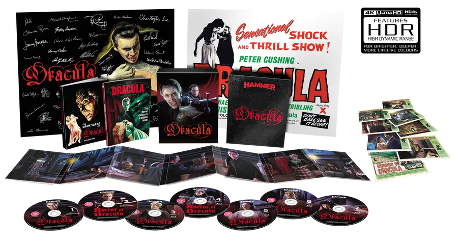 PRE-ORDER Dracula (1958) Limited Collector's Edition Hammer - 4K UHD + Blu-ray Region Free