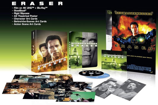 PRE-ORDER Eraser (1996) UK Limited Collector's Edition Steelbook - 4K UHD