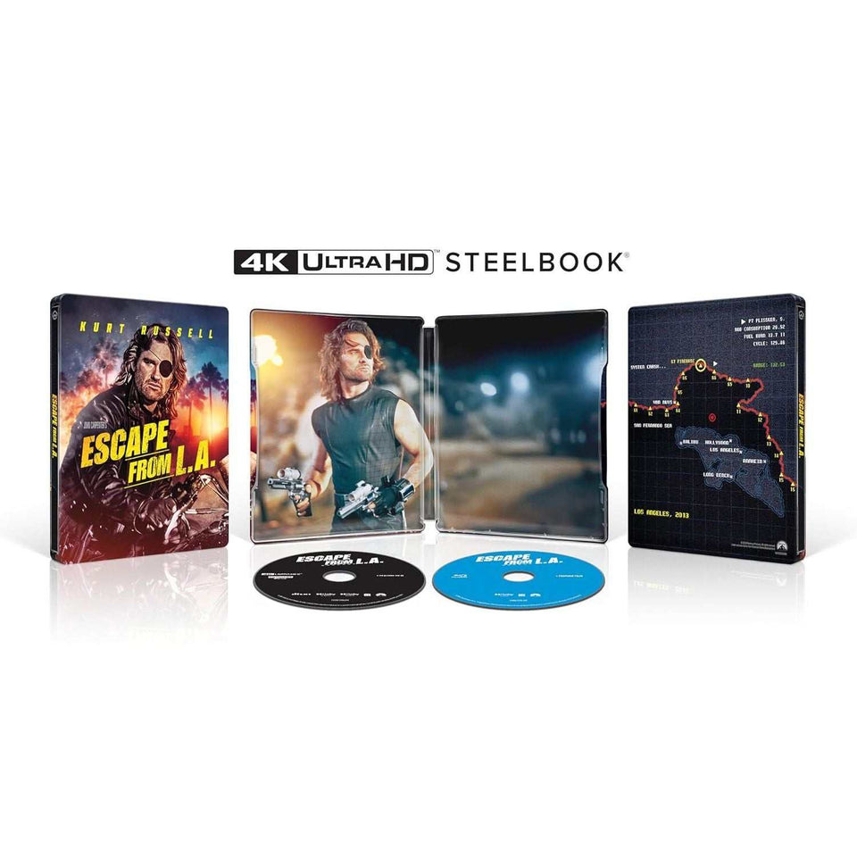 PRE-ORDER Escape From L.A. (1996) Limited Edition Steelbook - 4K UHD / Blu-ray