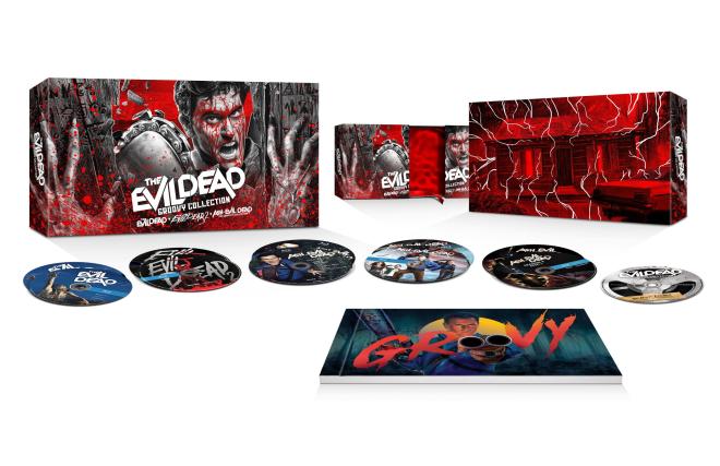 The Evil Dead Groovy Collection (Lionsgate) USED Box Set - 4k UHD *DING*