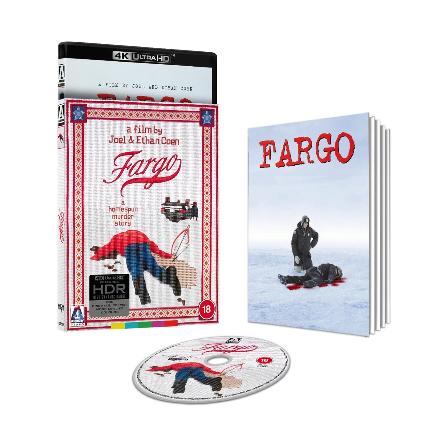 PRE-ORDER Fargo (1996) LE Slipcover Arrow UK - 4K UHD