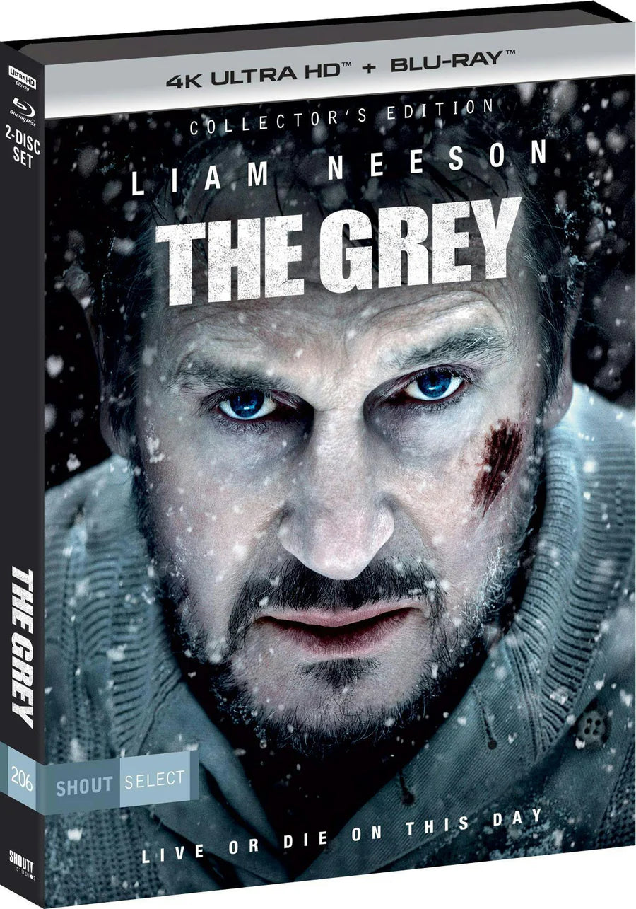 PRE-ORDER The Grey (2011) LE Slipcover Shout Factory - 4K UHD / Blu-ray