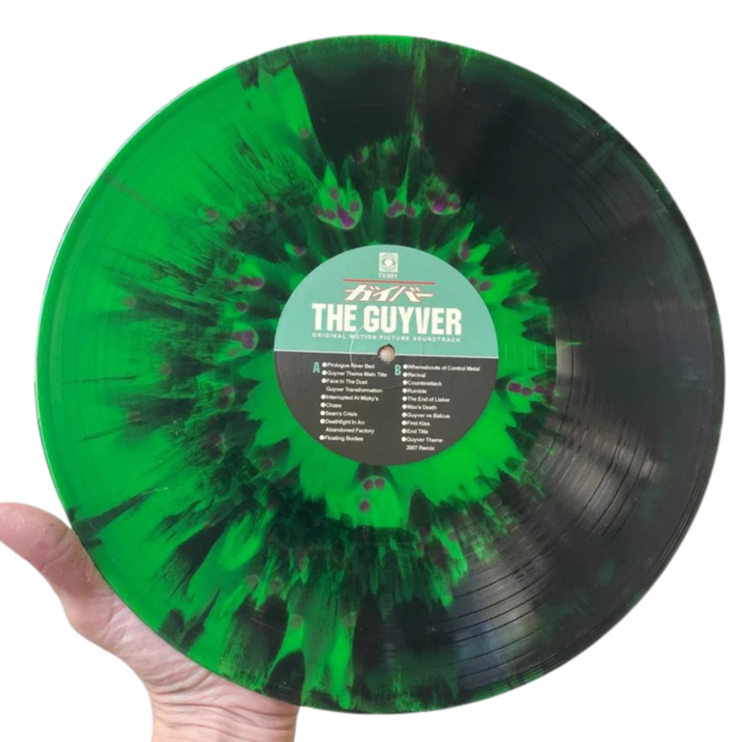 The Guyver (1991) Original Soundtrack Neon Green/Black Violet Splatter Vinyl