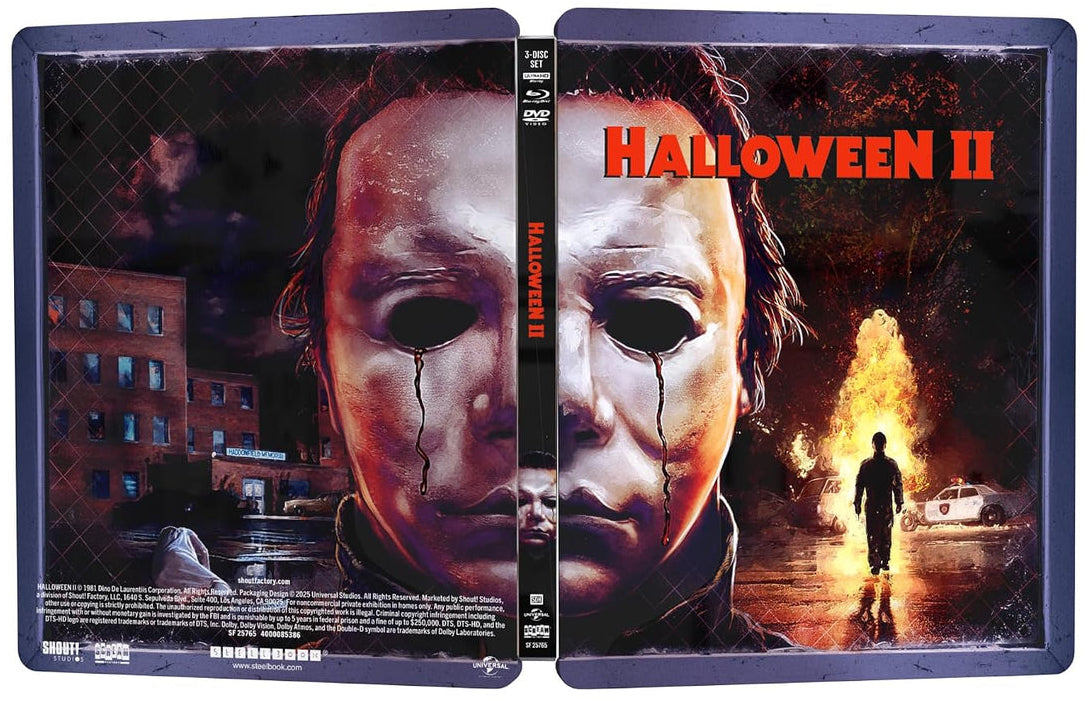 PRE-ORDER Halloween II (1981) Limited Steelbook Scream Factory - 4K UHD / Blu-ray