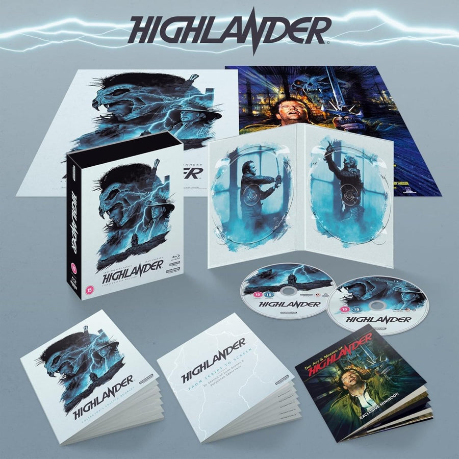 PRE-ORDER Highlander (1986) UK Limited Collector's Edition - 4K UHD / Blu-ray Region B