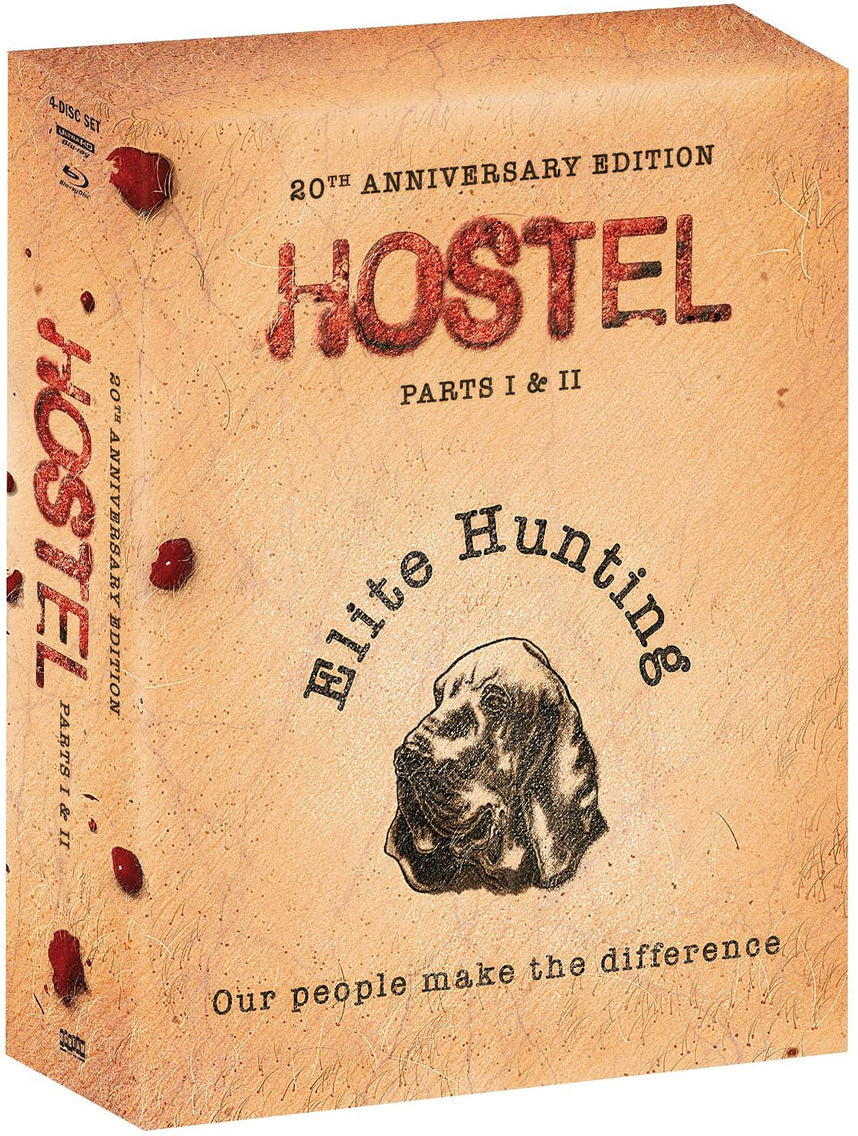 PRE-ORDER Hostel I & II (Limited Edition) Steelbook Collection Box Set Scream Factory - 4K UHD / Blu-ray