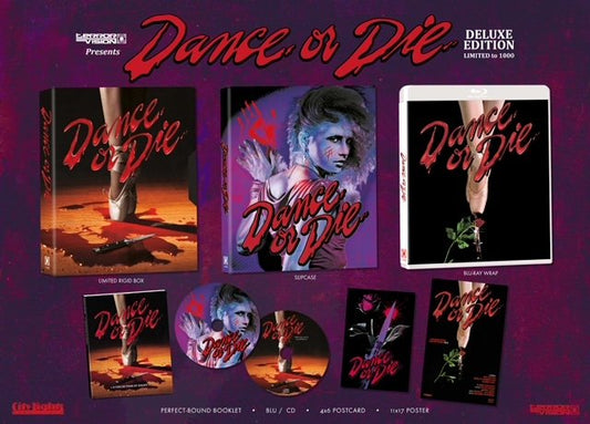 PRE-ORDER Dance or Die (1987) Limited 1000 Deluxe Edition Terror Vision - Blu-ray / CD