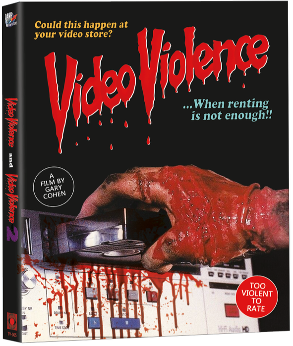Video Violence 1 & 2 (1987) LE 2000 Slipcover Terror Vision - Blu-ray Region A