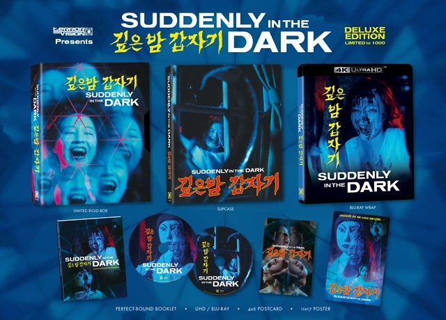 PRE-ORDER Suddenly in the Dark (1981) Limited 1000 Deluxe Edition Terror Vision - 4K UHD / Blu-ray