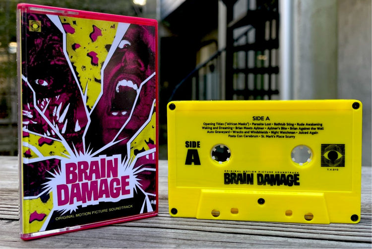 Brain Damage (1988) OST LE 100 Yellow Shell Cassette