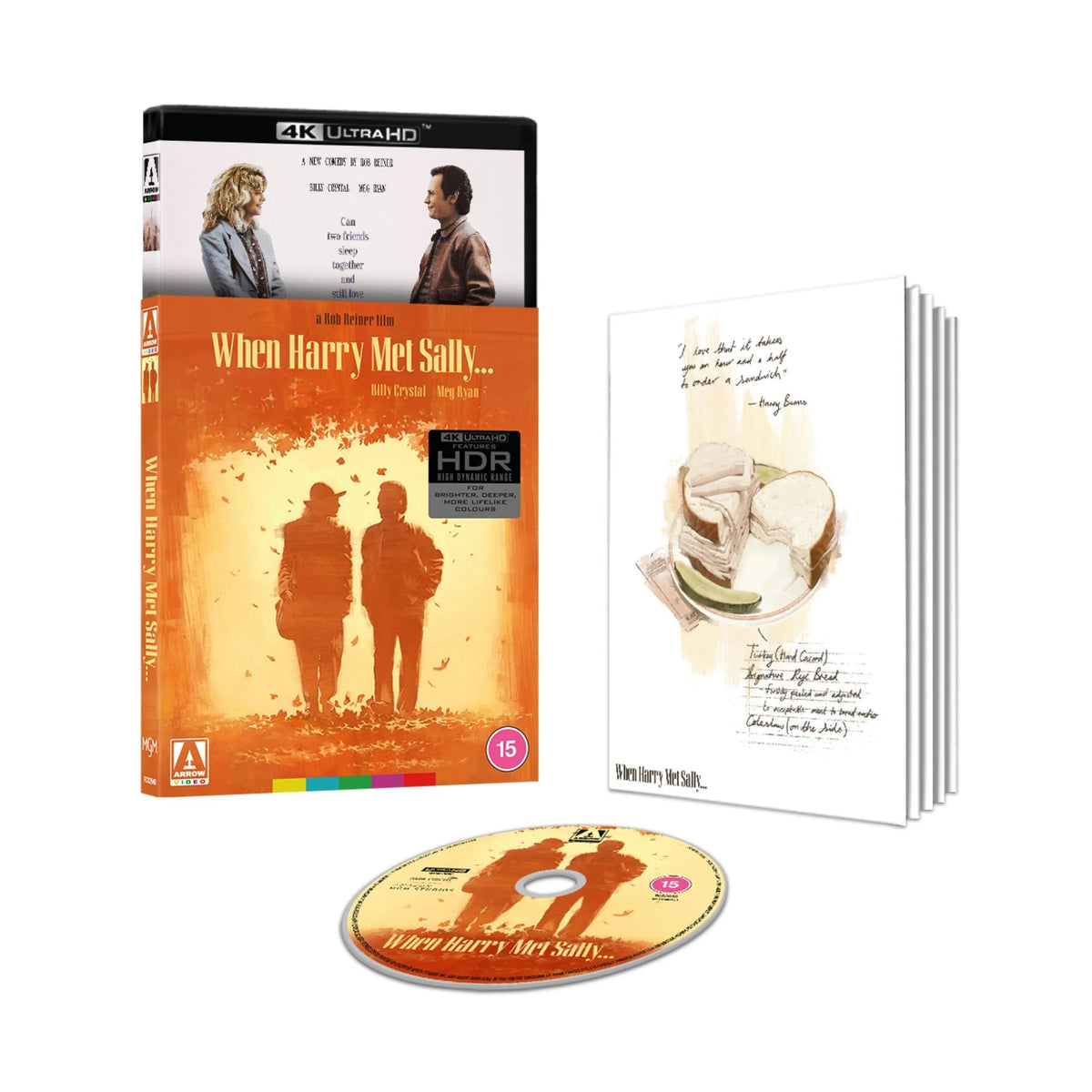 PRE-ORDER When Harry Met Sally (1989) LE Slipcover Arrow UK - 4K UHD / Blu-ray Region B