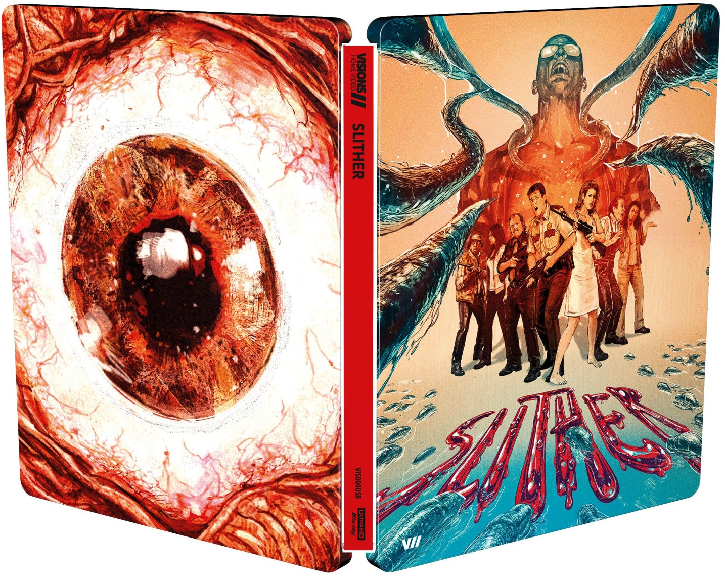 Slither (2006) UK Limited Edition Steelbook - 4K UHD / Blu-ray Region B