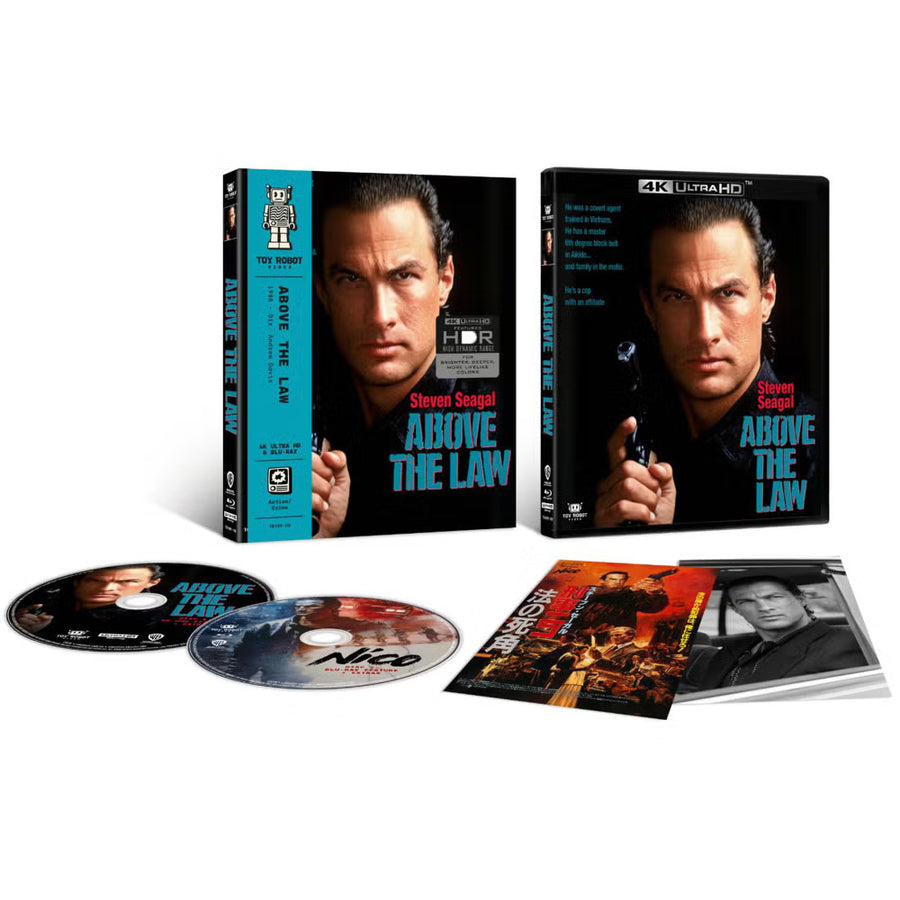 PRE-ORDER Above the Law (1988) Toy Robot US - 4K UHD / Blu-ray