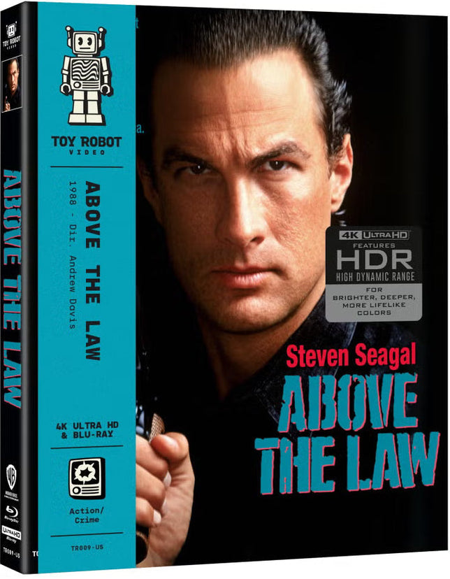 PRE-ORDER Above the Law (1988) Toy Robot US - 4K UHD / Blu-ray