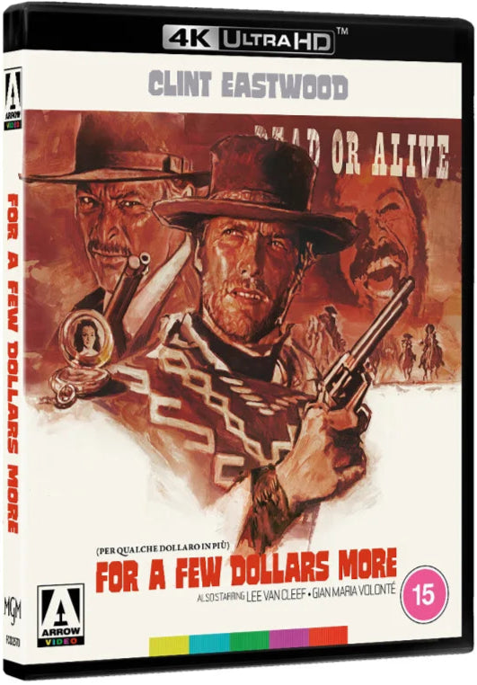 For A Few More Dollars (1965) Standard Edition Arrow UK - 4K UHD / Blu-ray Region B