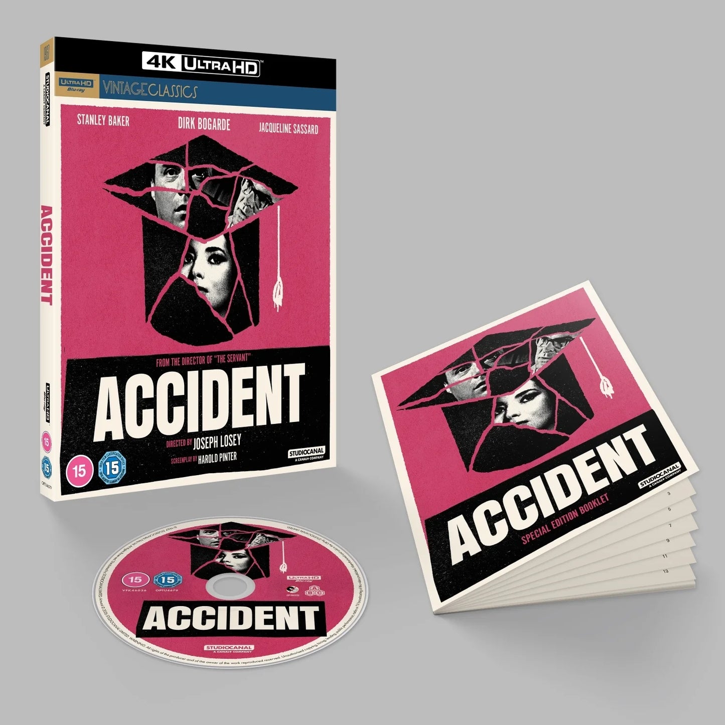 PRE-ORDER Accident (1967) LE Slipcover StudioCanal - 4K UHD
