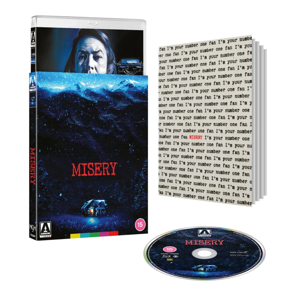 PRE-ORDER Misery (1990) Limited Edition Slipcover Arrow UK - Blu-ray Region B