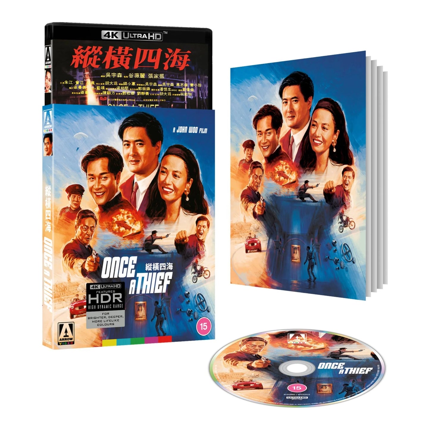 PRE-ORDER Once A Thief (1991) LE Slipcover Arrow UK - 4K UHD