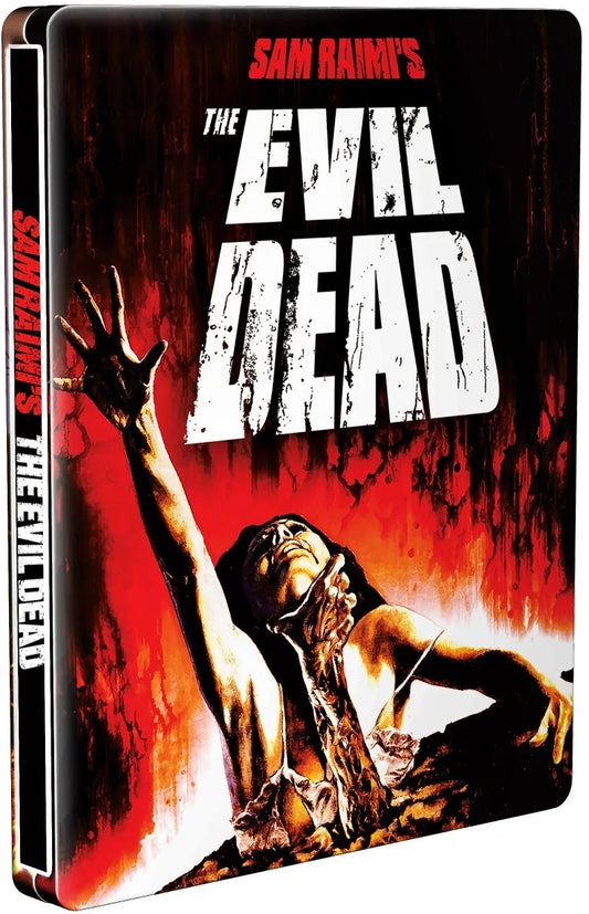 PRE-ORDER The Evil Dead (1981) UK Limited Edition Steelbook - 4K UHD / Blu-ray Region B *ONE PER PERSON*