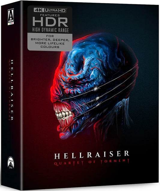 Hellraiser: Quartet of Torment (4 Films) Limited Edition Chatterer Box Set Arrow US - 4K UHD