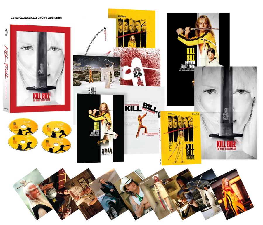 PRE-ORDER Kill Bill: The Whole Bloody Affair (NOTES) Limited Edition LARGE Hardbox Imprint - 4K UHD / Blu-ray Region Free