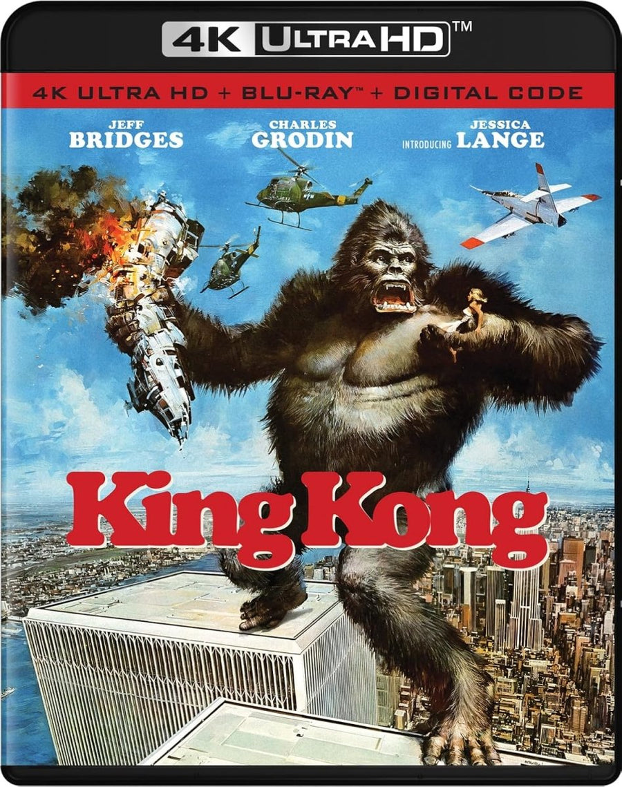 King Kong (1976) *NOTE* w/ Slipcover - 4K UHD + Blu-ray + Digital Code
