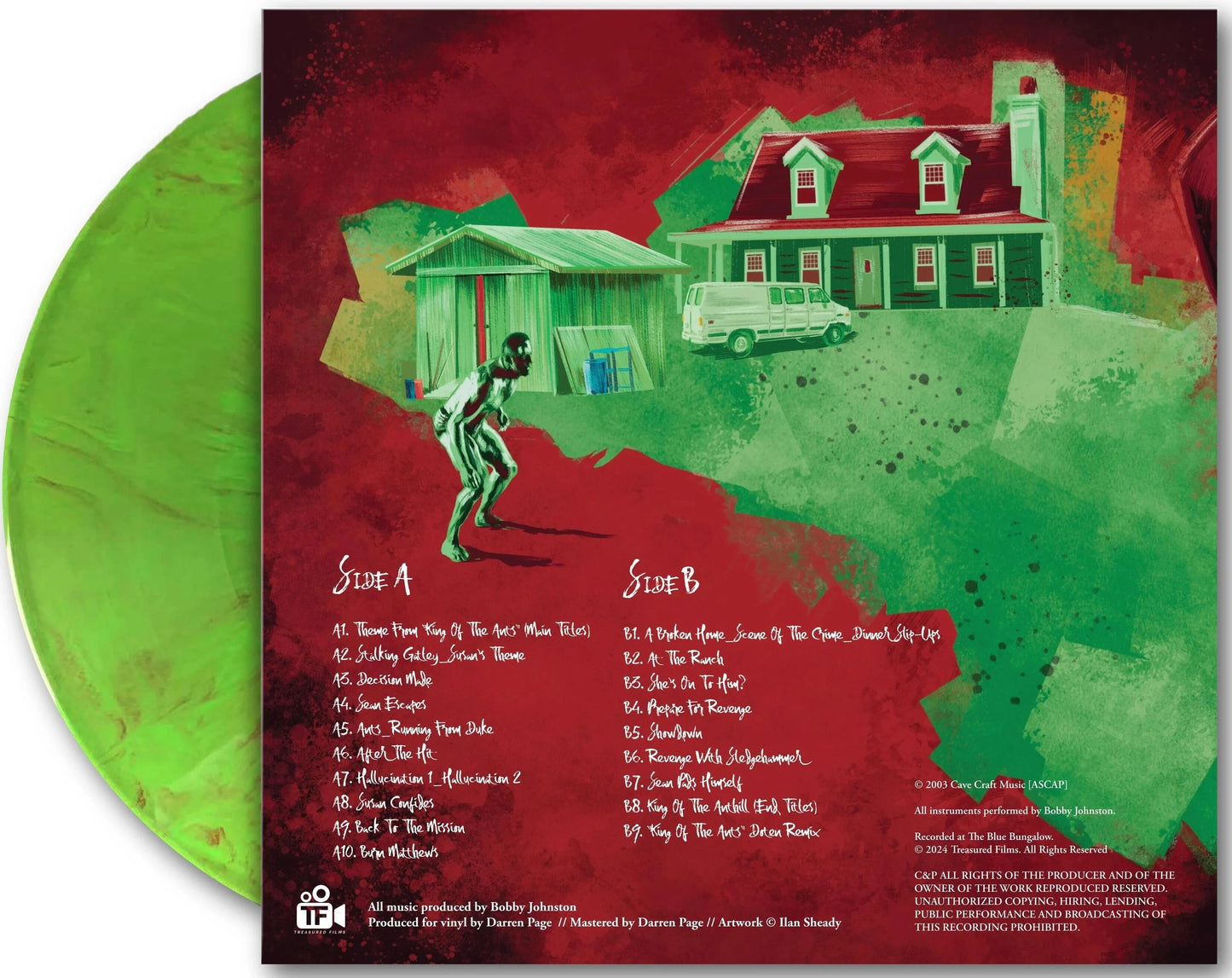 King of the Ants (2003) DINGED Limited Edition 300 Green/Red Marbled 180g Vinyl OST