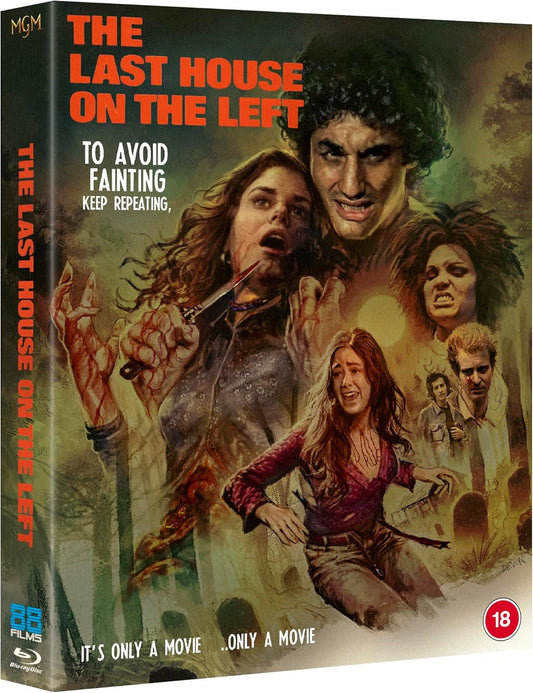 PRE-ORDER Last House on the Left (1972) LE Slipcover 88 Films UK - Blu-ray Region B