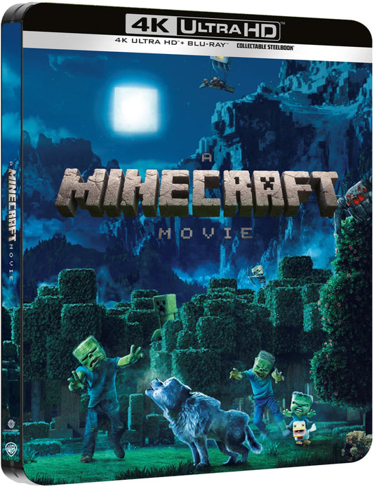 A Minecraft Movie (2025) UK Limited Edition Night/Day Steelbook w/ Slipcover - 4K UHD / Blu-ray Region Free