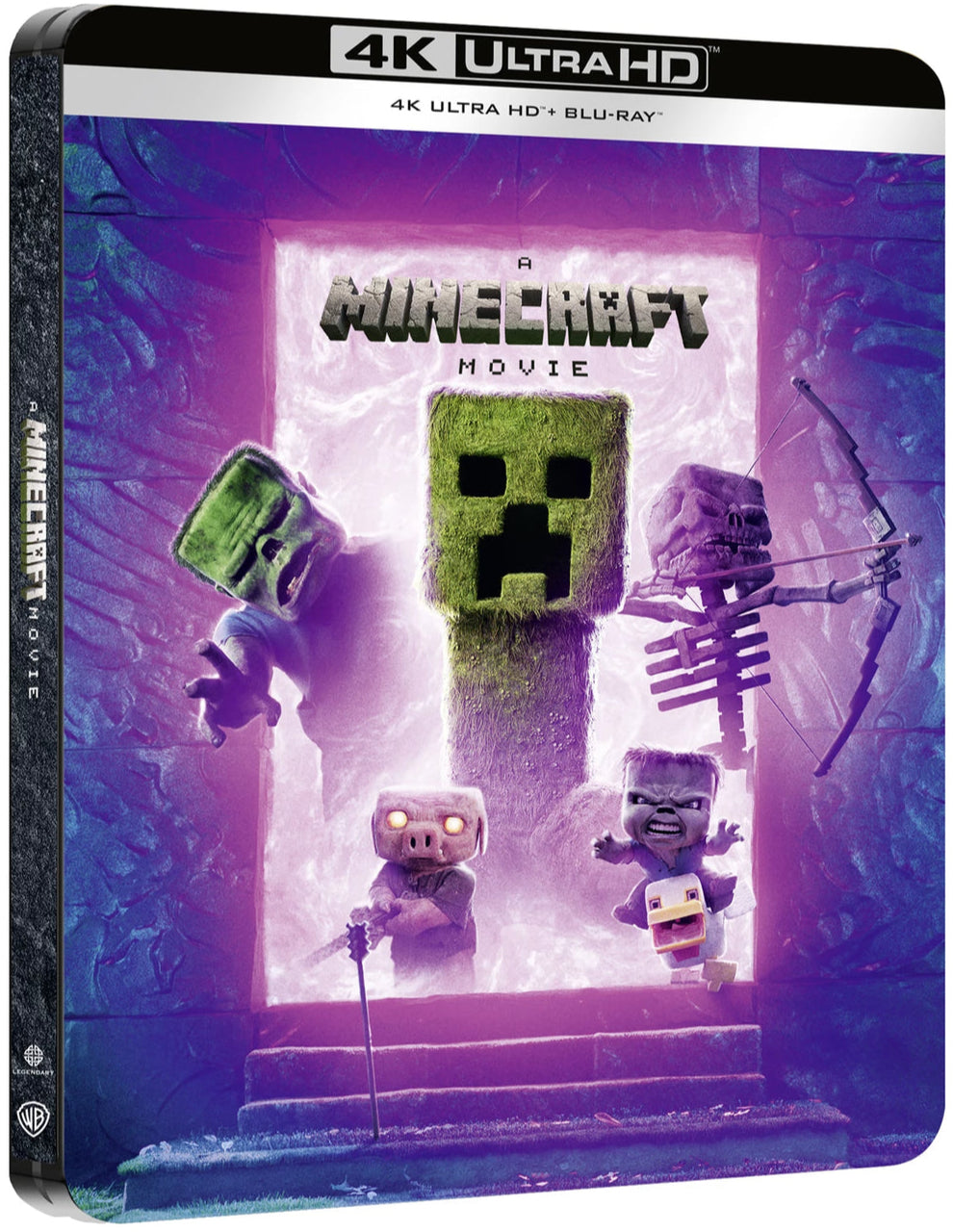 A Minecraft Movie (2025) UK Limited Edition Portal Steelbook - 4K UHD / Blu-ray Region Free