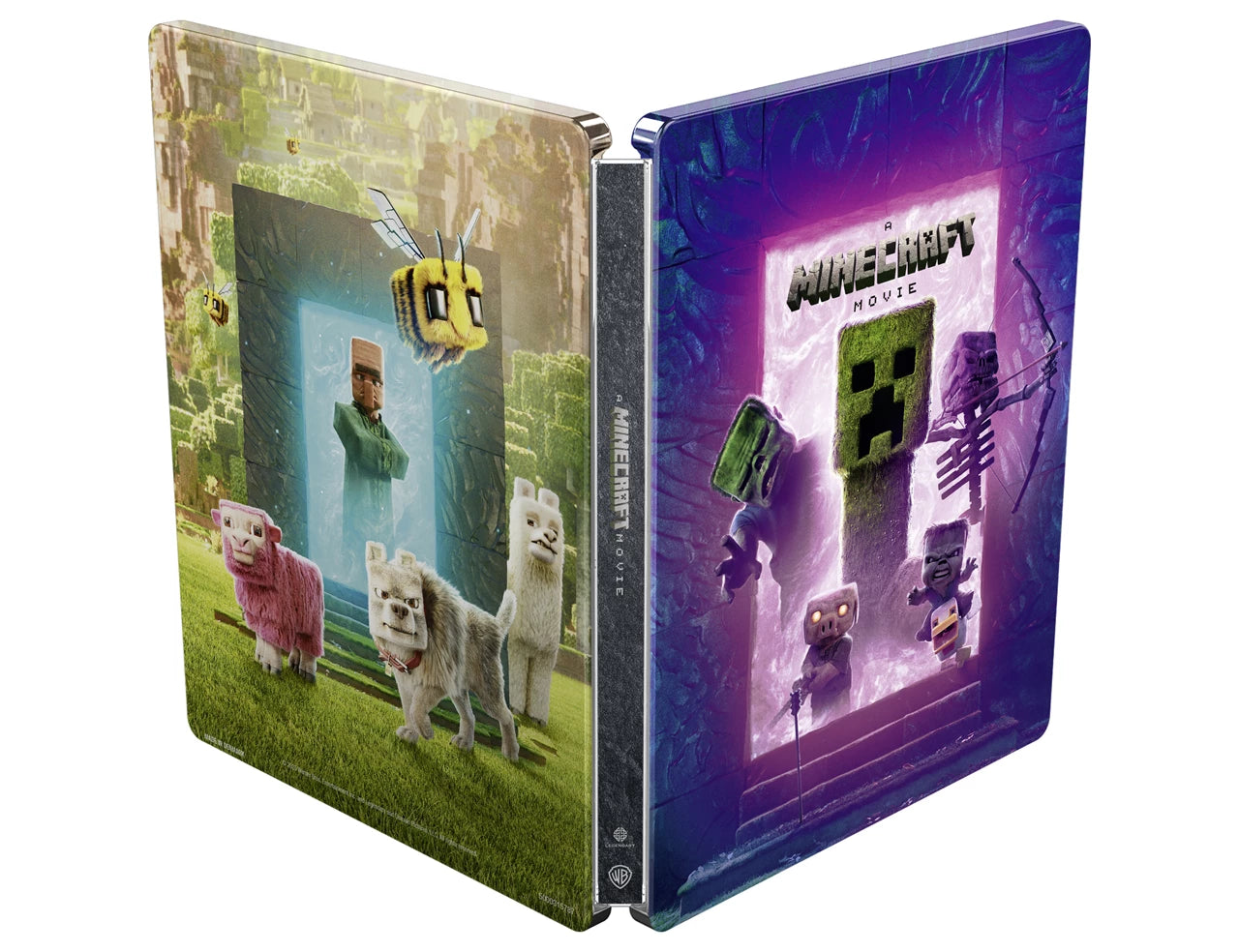 A Minecraft Movie (2025) UK Limited Edition Portal Steelbook - 4K UHD / Blu-ray Region Free