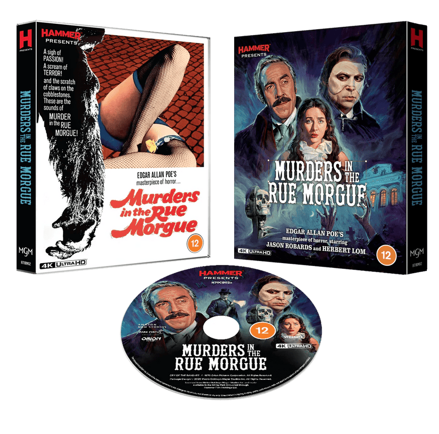 PRE-ORDER Murders in the Rue Morgue (1932) LE Slipcover Hammer Films - 4K UHD