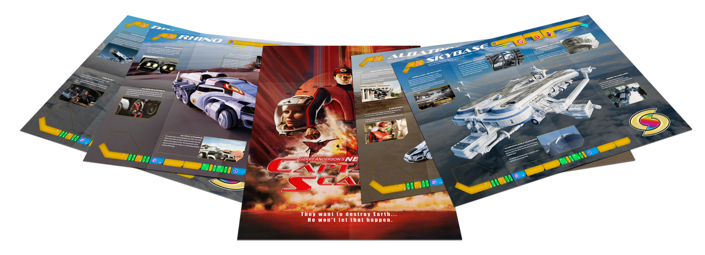 PRE-ORDER New Captain Scarlet Series 1 to 2 Complete Collection - Limited Collector's Edition - Blu-ray Region Free