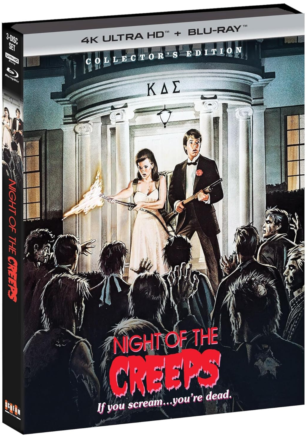 PRE-ORDER Night of the Creeps (1986) LE Slipcover Scream Factory - 4K UHD / Blu-ray